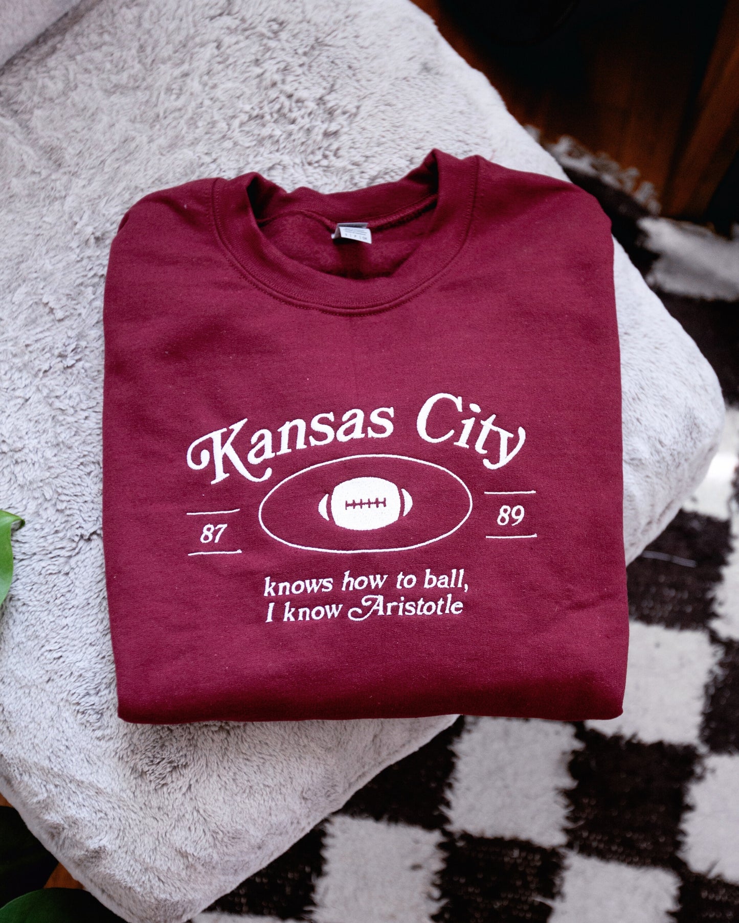 Kansas City Embroidered Sweatshirt