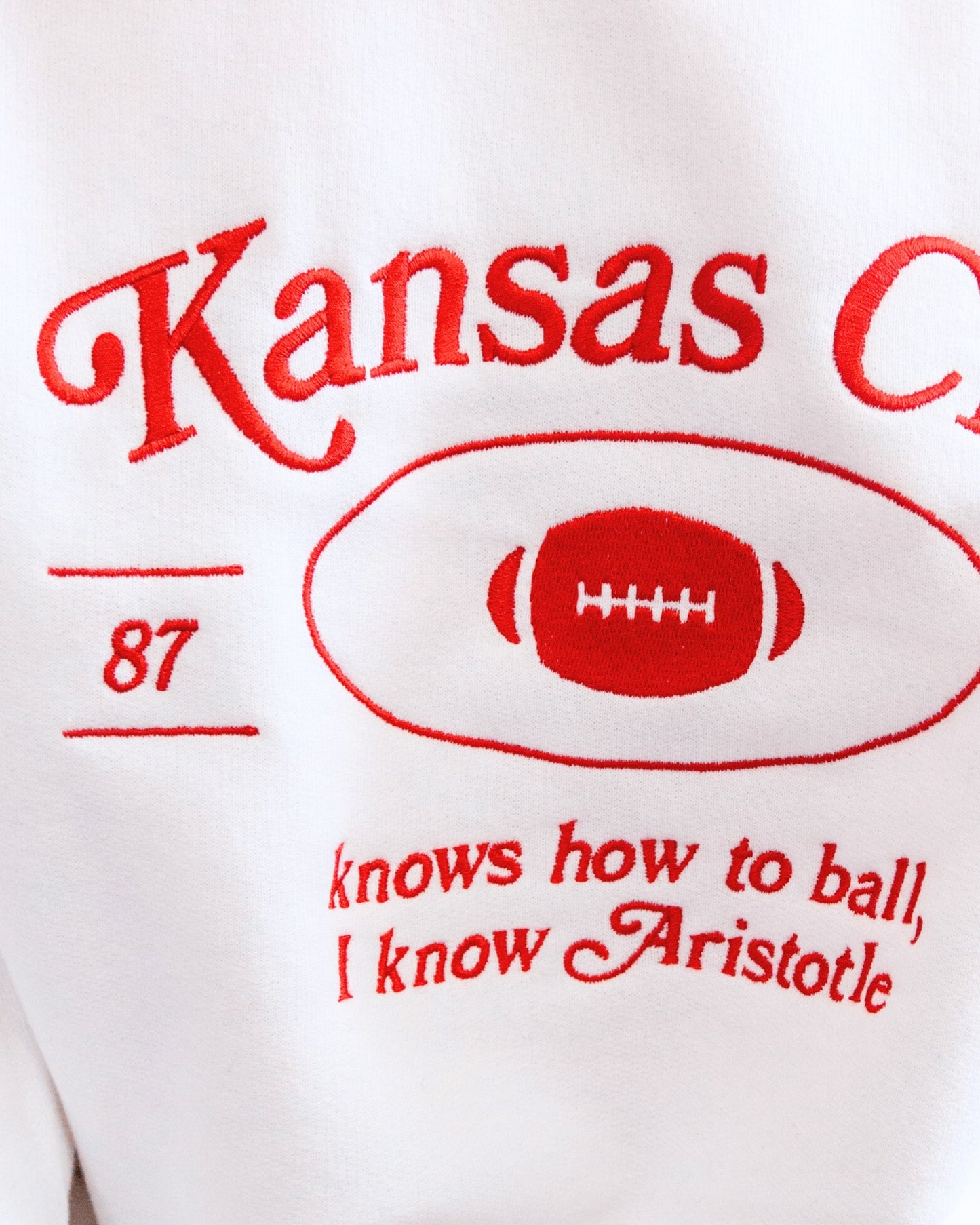 Kansas City Embroidered Sweatshirt