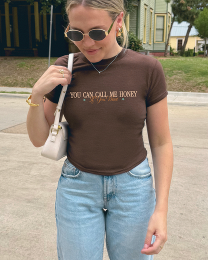 Call Me Honey Baby Tee