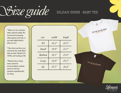Call Me Honey Baby Tee